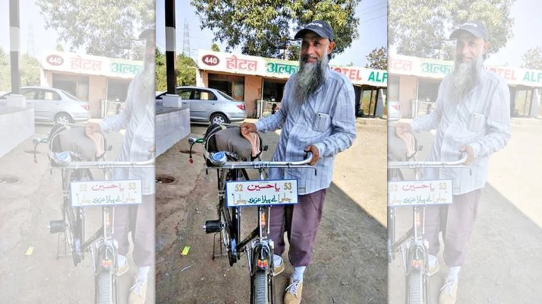 राजस्थान से मुंबई तक का सफर तय किय़ा साइकिल से !