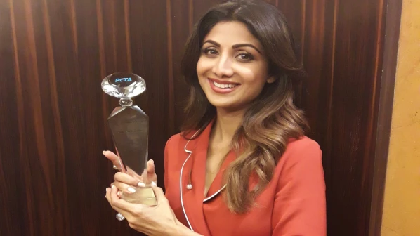 Shilpa Shetty Kundra honoured with PETA India's 'Hero to animals' award