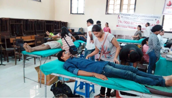   सिडनम कॉलेज में रक्तदान शिबिर का आयोजन I