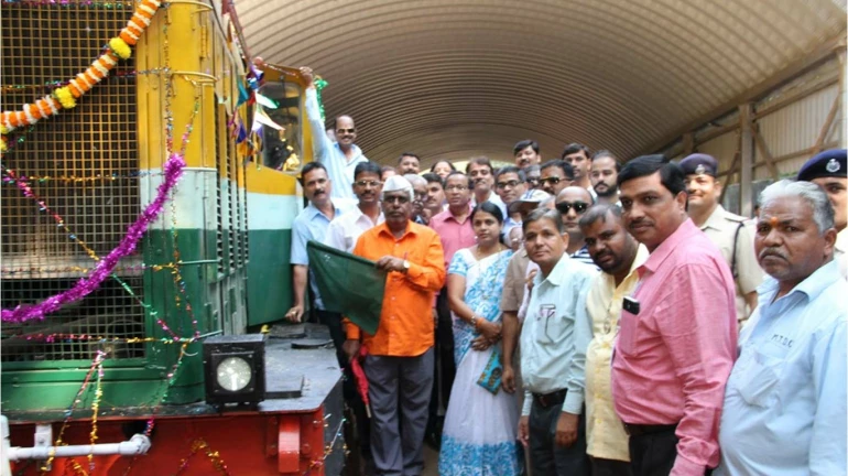 Matheran’s toy train back on the track after a year