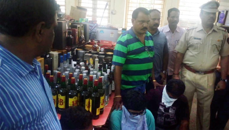 Liquor worth 38L seized in Chunabhatti