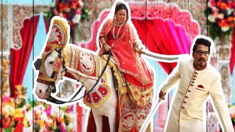 #BhartiKiBaraat: Celebs in their best outfits for Bharti and Haarsh's marriage 
