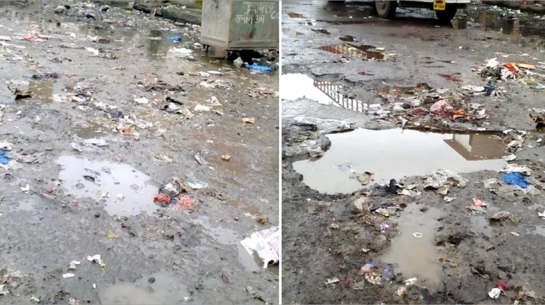 आता काँक्रीटच्या रस्त्यांवरही पडताहेत खड्डे आता काँक्रीटच्या रस्त्यांवरही पडताहेत खड्डे