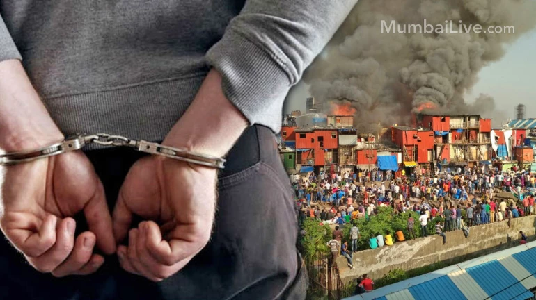 बांद्रा गरीब नगर आग : मुख्य आरोपी बाप-बेटे नालासोपारा से गिरफ्तार 