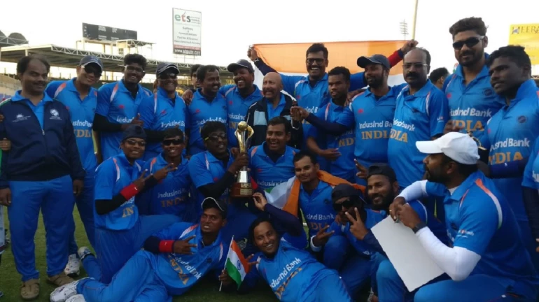 Team India wins the 5th ODI Blind Cricket World Cup