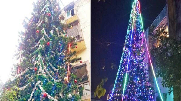 मुंबई में है देश का सबसे बड़ा क्रिसमस ट्री