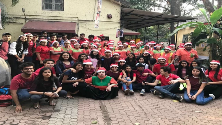 The Rotaract Club of HR College celebrated an unusual Christmas