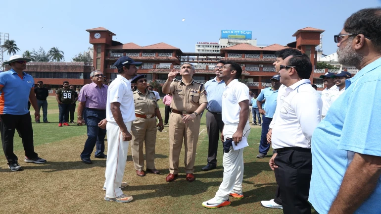 Mumbai Police Commissioner inaugurates 'The Mumbai Police Invitation Shield Cricket Tournament' organised by Mumbai Police Gymkhana