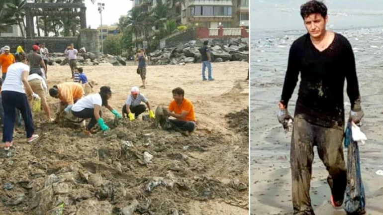 Afroz Shah’s tweet forces BMC officials to clean up Versova beach