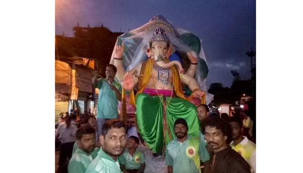 Muslim community has welcomed Ganpati bappa
