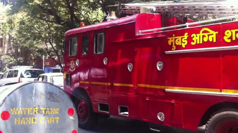 Fire breaks out in Goregaon East on Saturday Morning