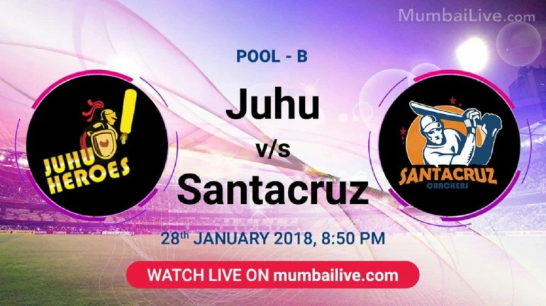 MMPL: Santacruz Crackers crumble under a heavy target of 267 runs leading to Juhu Heroes' win