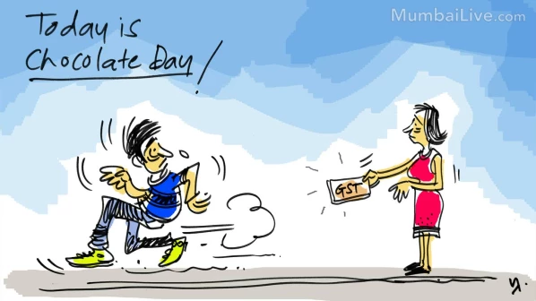 जीएसटी चॉकलेट!