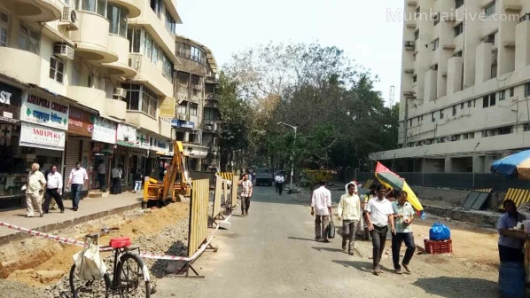 बॉम्बे हॉस्पिटलला पोहोचाल वेळेत! रस्ता रुंदीकरणाचं काम प्रगतीपथावर