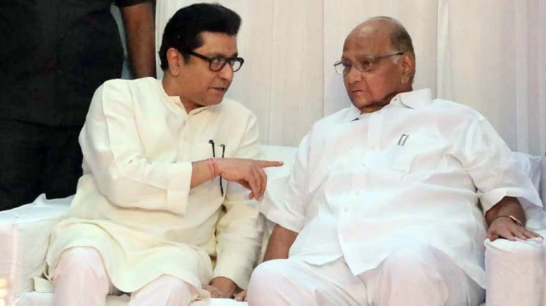 Raj Thackeray meets Sharad Pawar before the Gudi Padwa procession