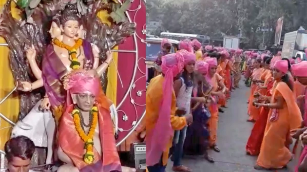 घाटकोपरमध्ये स्वामी समर्थ पालखी सोहळा उत्साहात साजरा