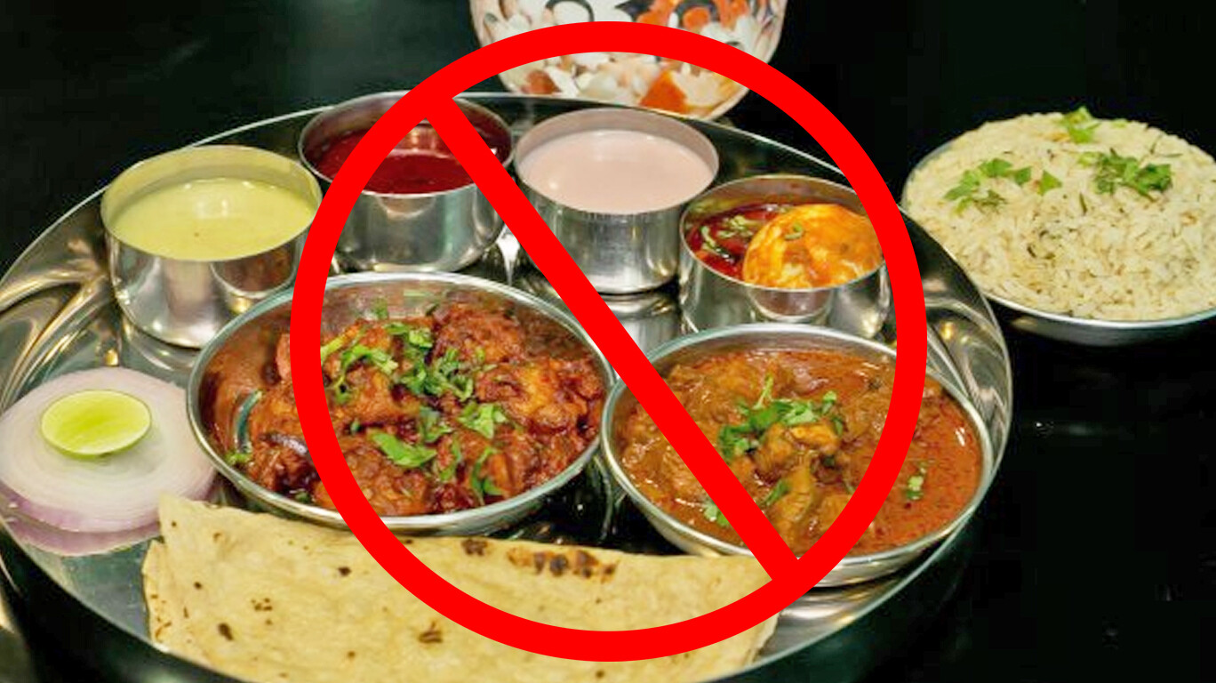 no non vegetarian food