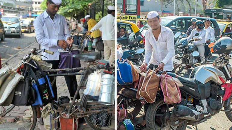 बदल रही है मुंबई के डब्बेवालों की सवारी, साइकिल के जगह अब धीरे धीरे मोटरसाइकिल ले रही जगह