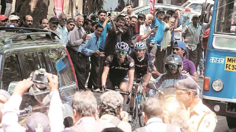 Mismanagement leaves last leg of Mumbai-Pune cycle race in chaos