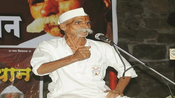 Shiv Pratisthan organises a protest rally in support of Sambhaji Bhide