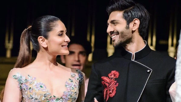 करीना के लिए कार्तिक ने गाया गाना और ठुमका लगा बयां किया दिल का हाल