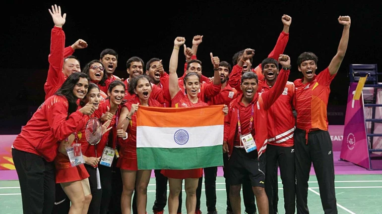 GC 2018 Badminton: India win gold for the first time in history in the mixed team event at the CWG