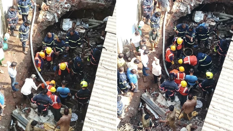 Updated- Two dead as public toilet collapses at Bhandup