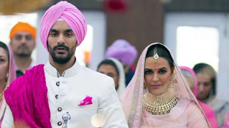 Neha Dhupia and Angad Bedi tie the knot in Delhi