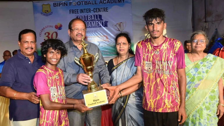 Colaba Center bags the title of Bipin Inter-Center Football Championship
