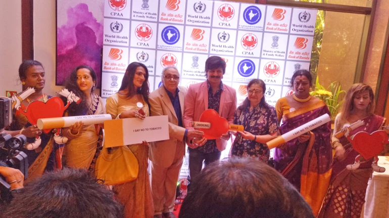 CPAA felicitate five transgenders for quitting tobacco