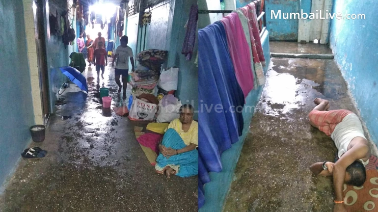 Rains disrupt lives of residents in Worli’s BDD chawls