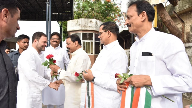 Live Updates: Congress president Rahul Gandhi visits Mumbai; will address party workers