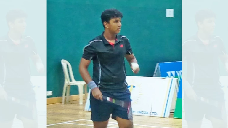Tyrone Pereira advances to the semi-finals of CCI Greater Mumbai District Badminton championship