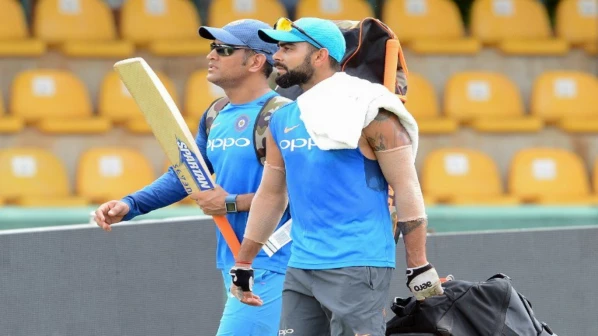 Captain Virat Kohli takes the YoYo test before Tour of England