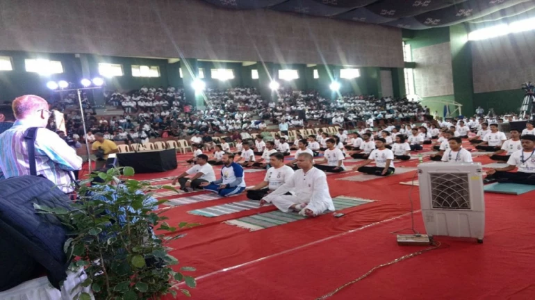 Mumbai University celebrates International Yoga Day