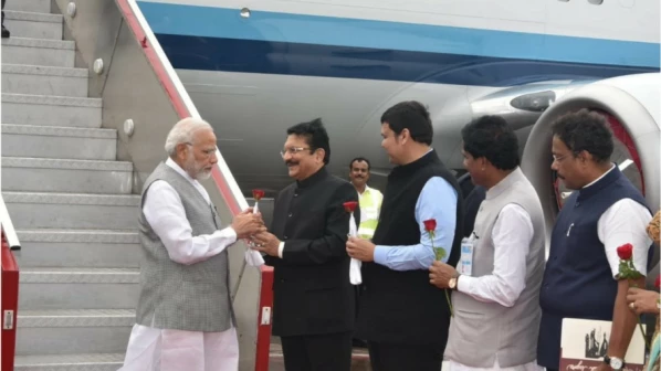 PM Modi in Mumbai with BJP set to observe Black Day