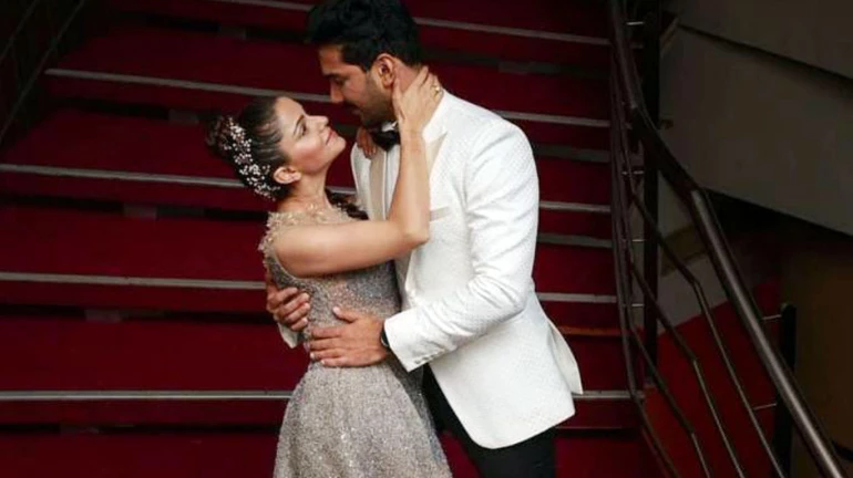 Inside pictures from Rubina Dilaik and Abhinav Shukla's wedding reception party