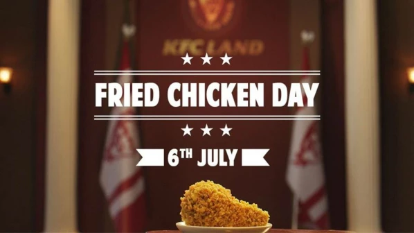 Fried Chicken Day: Get a piece of fried chicken free with every order at KFC!