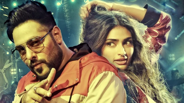 Athiya Shetty grooves on Baadshah's tune Nawabzaade's 'Tere Naal Nachna'