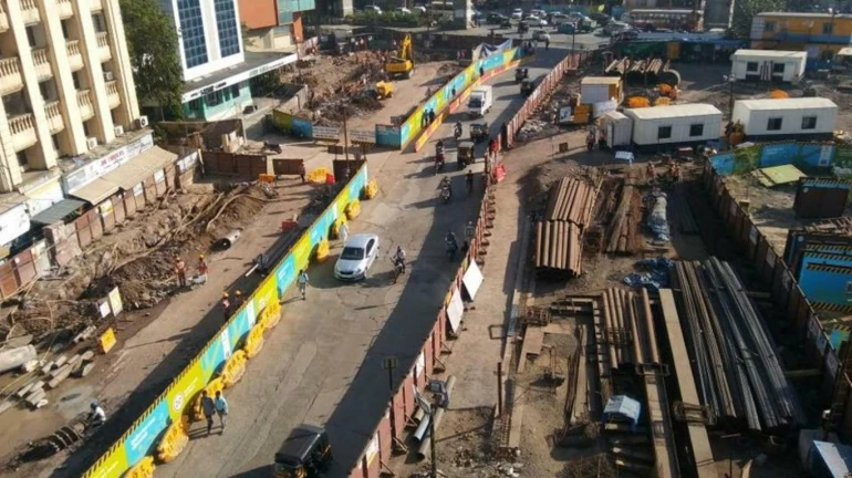 मुंबई मेट्रो रूट 7ए- 2.49 किमी लंबी दोहरी सुरंग बनाने का काम टी62 टनल बोरिंग मशीन से शुरु