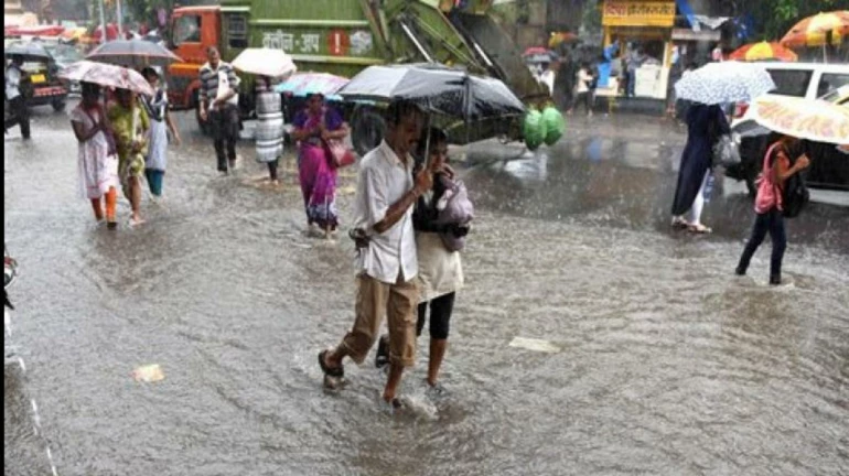 मुंबईत पावसाचा जोर वाढला, रेल्वेवर कोणताही परिणाम नाही