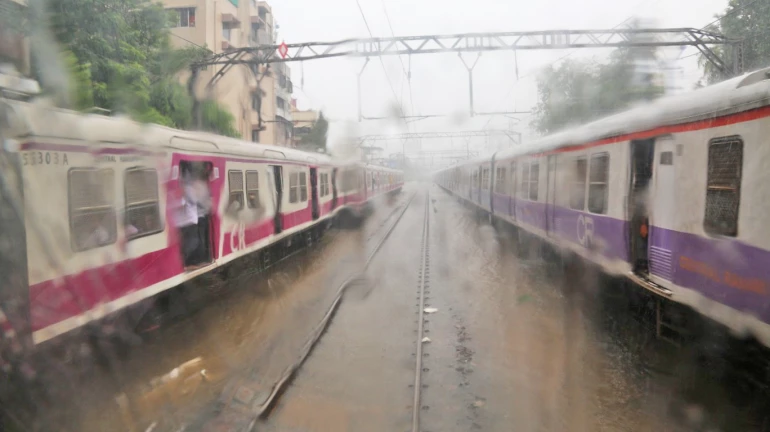 दिन भर हुई बारिश से पश्चिम रेलवे की 50 गाड़ियां हुई रद्द