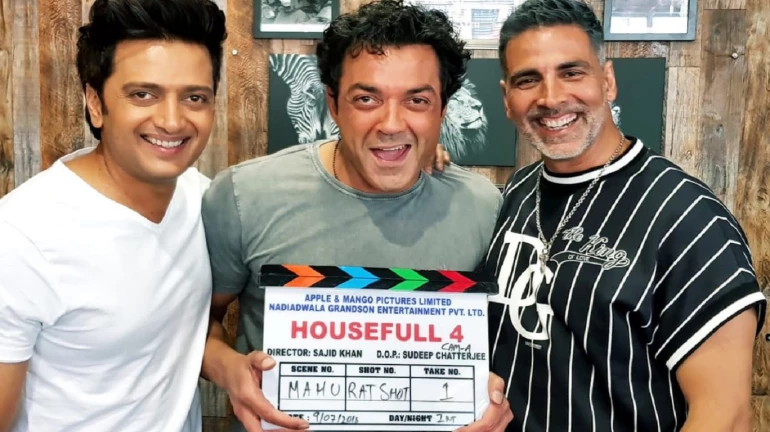 Housefull 4 shoot rolls out with Akshay Kumar, Riteish Deshmukh and Bobby Deol in the lead