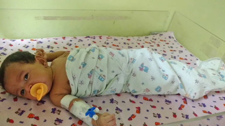 २२ दिवसांच्या बाळाच्या शरीरात सुई, वाडियामध्ये यशस्वी शस्त्रक्रिया
