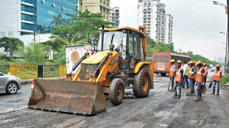 Mumbai, Panvel Civic Body Fill Potholes As Heavy Rains Lash City, Asphalting At Hold