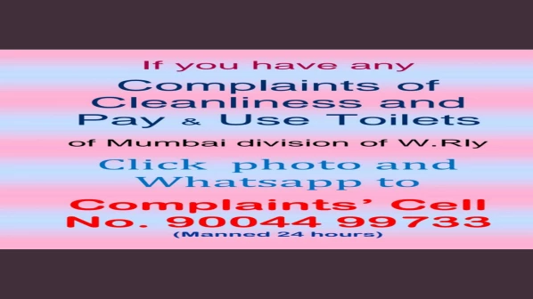 Now complain about unclean public toilets with a WhatsApp message