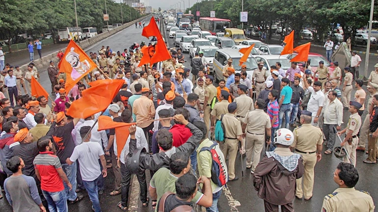 आरक्षण की मांग को लेकर आज मराठा क्रांति मोर्चा का जेल भरो आंदोलन!