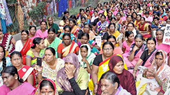 स्वास्थ्य सेविकाओं आज आजाद मैदान पर आंदोलन