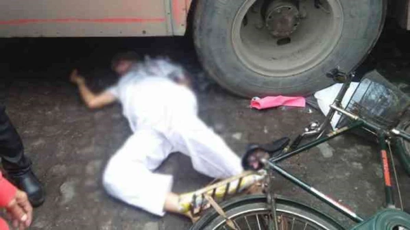 पेणमध्ये बसच्या धडकेत ज्येष्ठ नागरिक ठार
