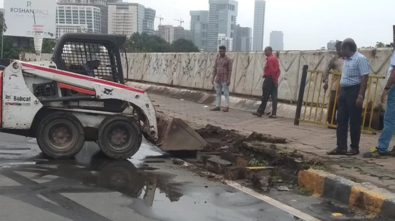 लोअर परळचा डिलाइल पूल पाडण्याच्या कामाला सुरुवात